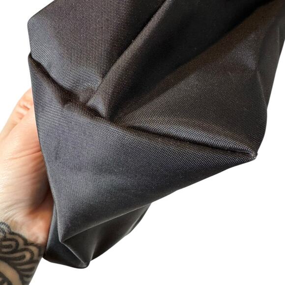 Longchamp Le Pliage Original M Tote Bag Black Canvas Classic Minimal Designer - Picture 4 of 13